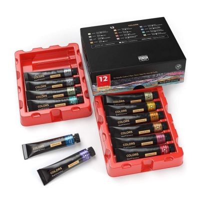 12pcs acrylic paint set professional on canvas leather acrylic paint also can on class acrylic paint for art