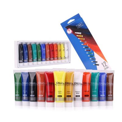 custom acrylic paint 12colors 15ml acrylic paint for wood, canvas