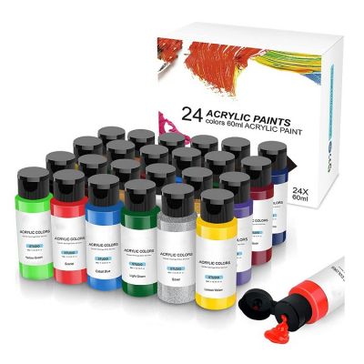 acrylic paint 60 ml 24 colors acrylic paint set acrylic professional painting artists
