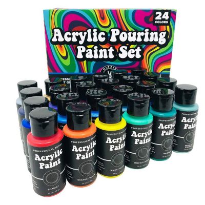 americana acrylic paint wholesale 24 non-toxic acrylic paint color high quality acrylic paint for pour painting