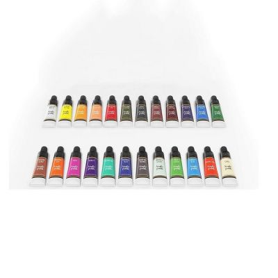 professional acrylic paint high quality 24 acrylic paint set 12ml for painting cheap acrylic paint