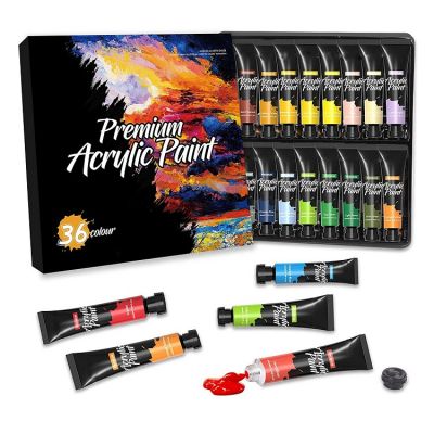 36 acrylic paint colors 22ml professional acrylic paint wholesale for art