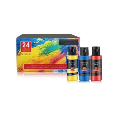 oem private label acrylic paint color setacrylic paint set 24 color for artist paint