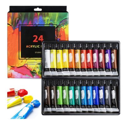 alu tube acrylic paint set 12ml acrylic paint set for artist