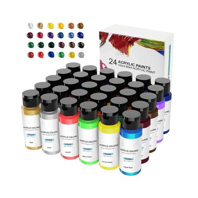 professional artist colors acrylic paint painting set for art and student 24 acrylic paint set