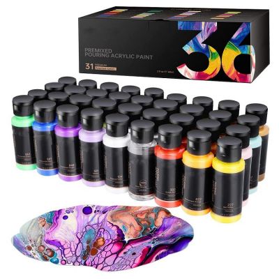60ml acrylic paint set latex acrylic paint for pour painting