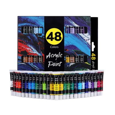 americana acrylic paint wholesale acrylic leather paint set 48 colors acrylic paint for artist and student