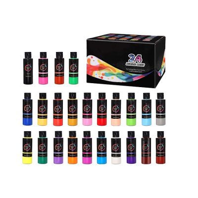 professional acrylic paint gold paint acrylic paint set 24 colours acrylic set for art