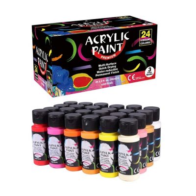 acrylic paint set professional 24acrylic paint colors for art acrylic paint bulk