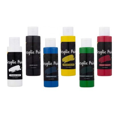 acrylic paint art set 6 basic color paint sets for painting for artist acrylic paint