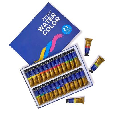 water color paint set watercolor tube set 15ml 24 painting colors watercolor for Artists, Beginners, Students