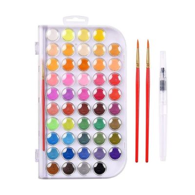 Non-Toxic wholesale watercolors 48 water color paint professional artist watercolors for painting