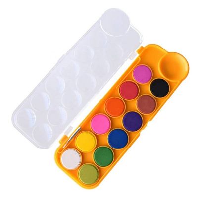 watercolor 12color with a brush watercolor pigment for children watercolor paint set