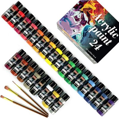 24color wholesale artist acrylic paint colours set