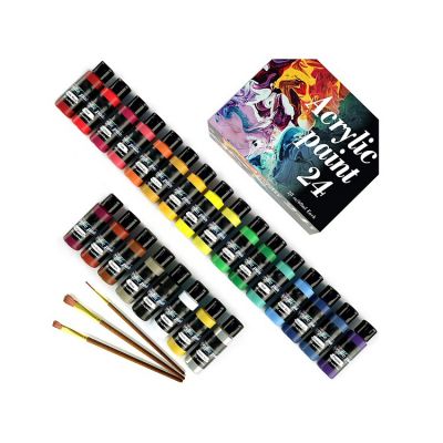 professional 24colors artist acrylic color paint set