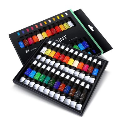 oil based paint 24 oil painting color in 12ml oil paint tubes for painting Artist Kids and Beginners