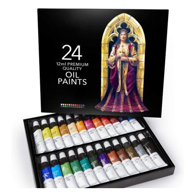 oil painting set 12ml 24 oil colors paint set high quality oil colours for painting