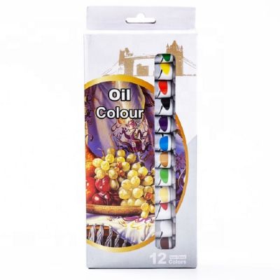 High quality 12 colors oil paint oil painting colors
