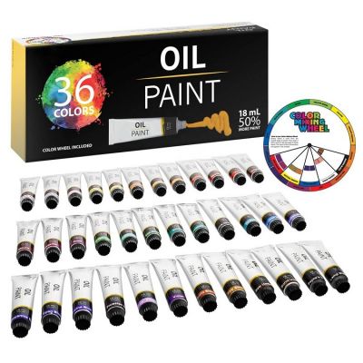 artist oil paint set 12/24/36 colors oil paints Rich Vivid Colors for Artists, Students, Beginners