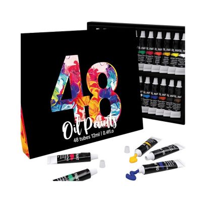 hot sell oil painting kit 48*12ml artist oil paints for painting