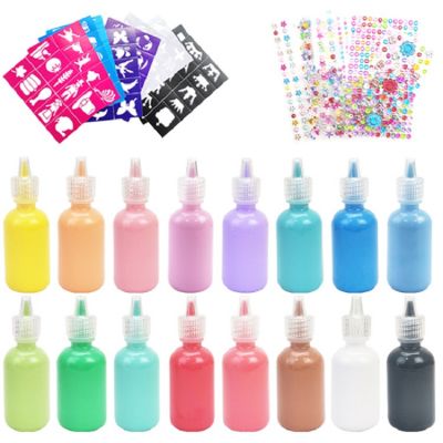 Non Toxic Non Fading Rich Pigments Artist Acrylic Paint Brush Set for Adults
