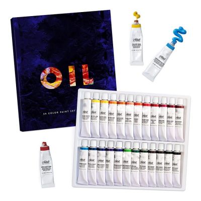 hot selling 24 colors 12ml wall artist quality pigment oil paints set