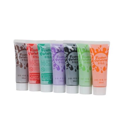 Wholesale 12 Colors Washable DIY Art Paint for Kids Funny ECO Friendly Finger Paint Kit
