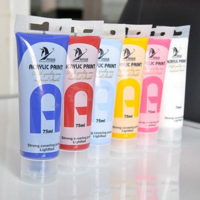 Hot-selling Fabric Paint Custom Size Plastic Tube Artist Acrylic Paint