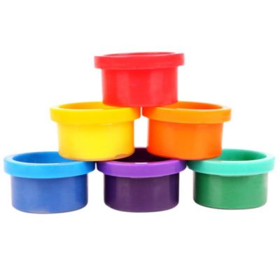 DIY Crafts Painting 6 Bright Colors Non-Toxic Washable Finger Paint for Toddlers