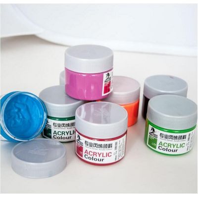 High-quality Non-toxic and Bright-coloured Acrylic Paint