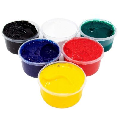 Art Supplies Non Toxic Finger Paint Set for Kids, Washable Finger Paints for Toddler