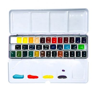 Fast shipping water colour paints set palette watercolor paint 36 color watercolor set