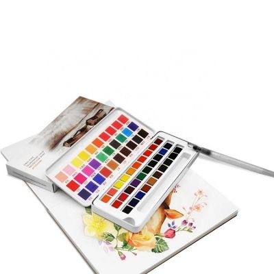 30 Colors watercolor Solid water color paint set watercolor paints set water colour with tin box