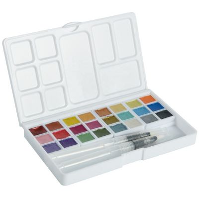 36 water color glitter color art metallic watercolor glitter paint painting set pearl metallic