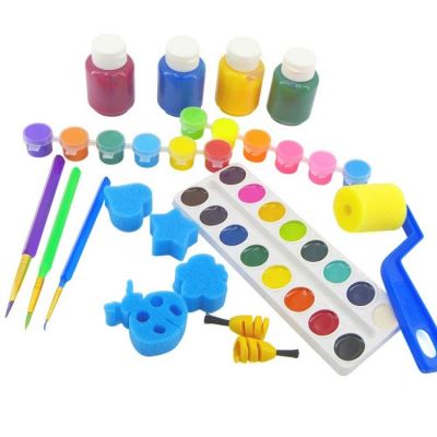 44 pcs artist paint acrylic paint artist watercolor paints set semi-dry water colors painting water colour watercolour