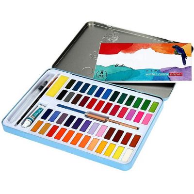 48 water color custom watercolor cake set cakes painting metallic water colour watercolour paint set cake