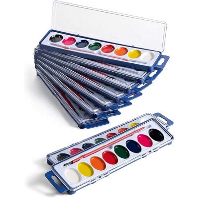 8 semi dry water color painting watercolor paints set water colors set watercolor paint for kids