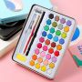 36 non-toxic watercolor water color cake set half pan watercolor cake painting water colour watercolour