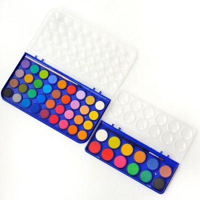 12/16/28/36 non-toxic watercolor cake set half pan watercolor cake painting water colour watercolour