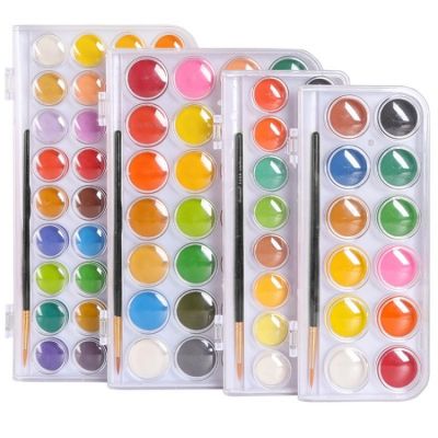 12/16/28/36 large non-toxic water color paints set half pan watercolor cake painting water colour watercolour