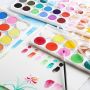 12/16/28/36 non-toxic water color cakes paints set half pan watercolor cakes painting water colour watercolour