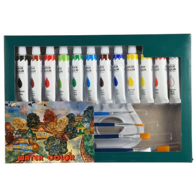 Kids colours finishing acrylic paint set 12 colors purple gold white golden nail art acrylic paint