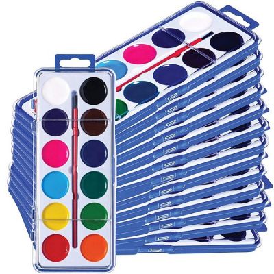 12 water colors painting semi-dry watercolor paints set set water colour watercolour for paper