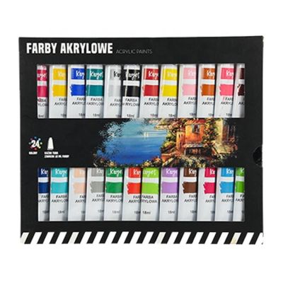 Angelus leath artist leather airbrush 24 color acrylic paint set tube uv professional acrylic paint colors