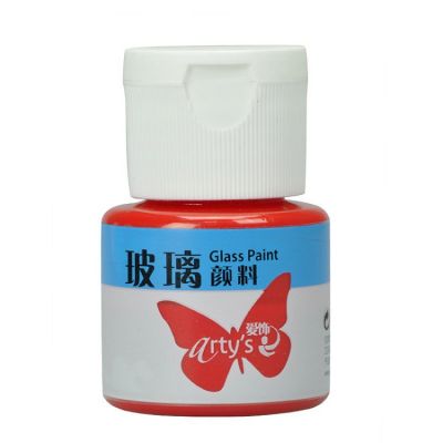 Cost effective bright and lasting colors bottled 20ml arty's glass paint 20 colourstion