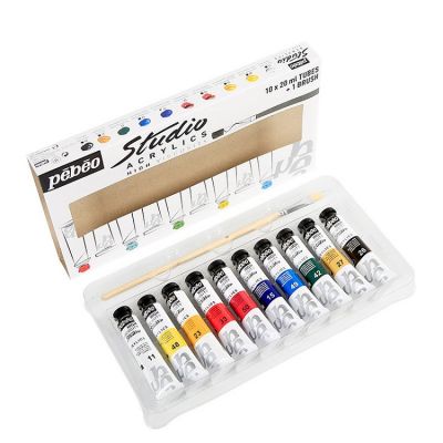 Fashion design 10-40 colors assortment 20ml tubes pigment for hand drawing