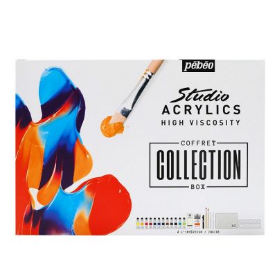 Wholesale strong stability and fine paste stud acryl coffret collec