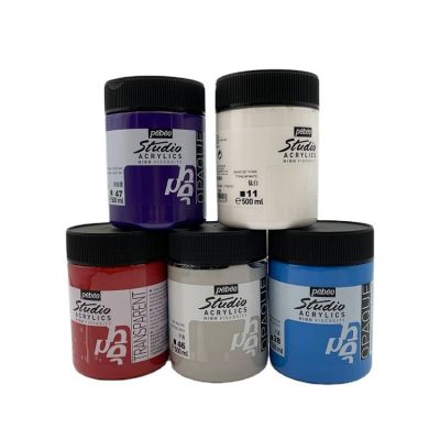 Wholesale Cheaper Acrylics 500ml Jars Series Hand-painted Parking Spaces DIY Pigment