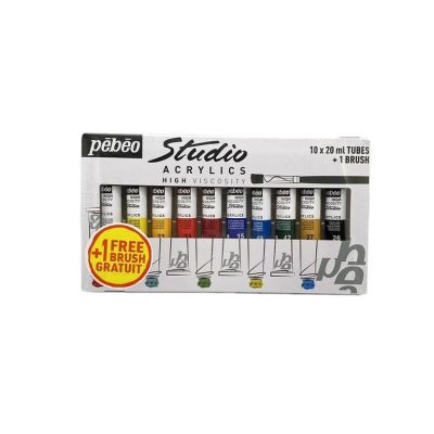 Advantageous Price Studio Assortments 10 Assortment 20ml Tubes Acrylic Acrylic Pigment