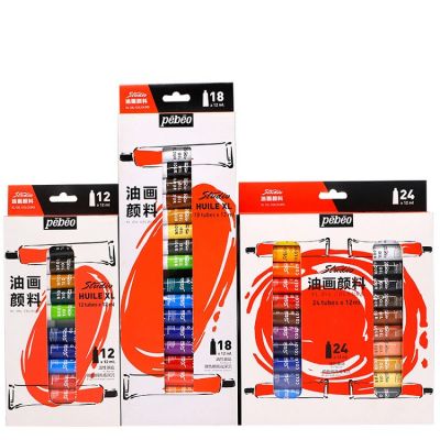 Factory price good durability set of 12/18/24 tubes x 12ml oil paint